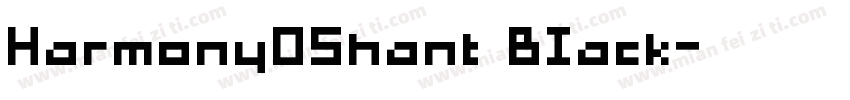 HarmonyOShant BIack字体转换